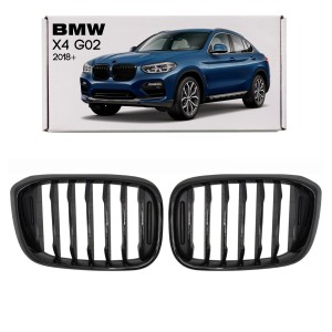 BMW X4 G02 2018+ TUNINGOWY GRILL PRZEDNI CZARNY WZÓR M PAKIET ATRAPA NERKI