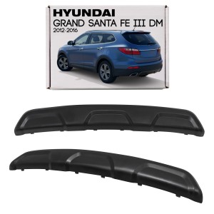 HYUNDAI GRAND SANTA FE III DM 2012-2016 PRZED LIFTINGIEM DYFUZOR SPOILER TYLNEGO ZDERZAKA 86665B8000