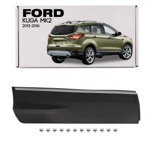 FORD KUGA MK2 II 2013-2016 PRZED FACELIFTINGIEM DOLNA TYLNA LISTWA DRZWI Z CHROMOWANĄ WSTAWKĄ PRAWA DV45S24902A