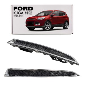 FORD KUGA MK2 II 2013-2016 PRZED FACELIFTINGIEM CHROMOWANA LISTWA POD REFLEKTOR LEWA DV458229AA