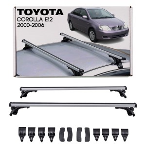 TOYOTA COROLLA IX E12 2000-2006 BAGAŻNIK DACHOWY BELKI DO DACHU 120 CM