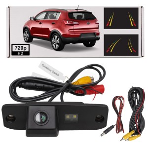 KIA SPORTAGE III SL 2010-2015 KAMERA COFANIA FULL HD DYNAMICZNE LINIE ZINTEGROWANA Z LAMPĄ