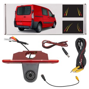 CITROEN JUMPY II 2006-2016 KAMERA COFANIA Z DIODAMI IR MONTOWANA W MIEJSCE ŚWIATŁA STOPU