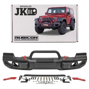 JEEP WRANGLER JK WERSJA SPORT S ZDERZAK PRZEDNI RUBICON 10TH ANNIVERSARY Z RURĄ STYLIZACJA NA JL