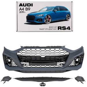AUDI A4 B9 2019+ PO FACELIFTINGU BODY KIT PAKIET STYLIZACYJNY NA RS4