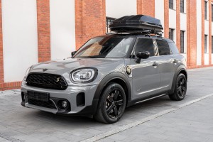 BOX DACHOWY BAGAŻNIK KUFER NA DACH 360L MODEL ROMA CZARNY