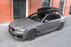 BOX DACHOWY BAGAŻNIK KUFER NA DACH 450L MODEL ATHENS CZARNY
