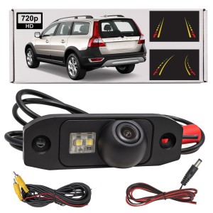 VOLVO XC70 II 2007-2016 KAMERA COFANIA FULL HD DYNAMICZNE LINIE ZINTEGROWANA Z LAMPĄ