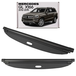 MERCEDES GL X166 2012-2015 ROLETA BAGAŻNIKA CZARNA A1668100509