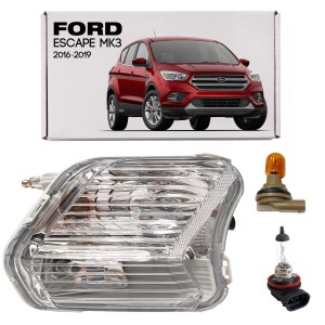 FORD ESCAPE MK3 III 2016-2019 PO FACELIFTINGU LAMPA PRZECIWMGIELNA PRZEDNIA PRAWA Z KIERUNKOWSKAZEM GV4413B220