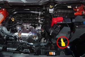FORD B-MAX 2012-2017 UCHWYT PODPORY MASKI 1763358
