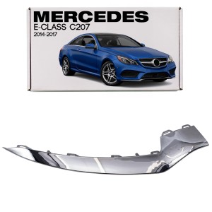 MERCEDES E-CLASS C207 COUPE 2014-2017 PO FACELIFTINGU CHROMOWANA LISTWA PRZEDNIEGO ZDERZAKA PRAWA A2078850874