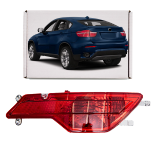 BMW X6 E72 2007-2014 LAMPA PRZECIWMGIELNA TYLNA LEWA Z ODBLASKIEM 63147187219