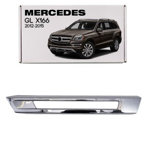 MERCEDES GL X166 2012-2015 PRZED FACELIFTINGIEM CHROMOWANA LISTWA KRATKI ZDERZAKA LEWA A1668845322