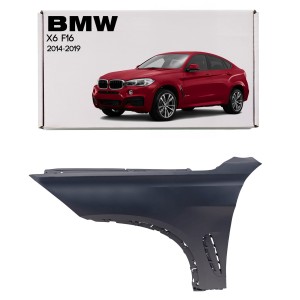 BMW X6 F16 2014-2019 BŁOTNIK PRZEDNI LEWY 51657418955