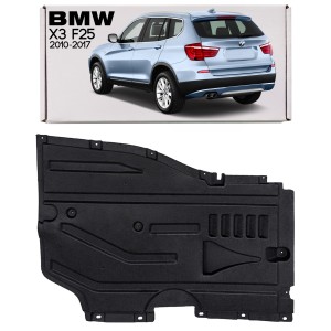 BMW X3 F25 2010-2017 MATERIAŁOWA OSŁONA PODWOZIA TYLNA LEWA 51757213673