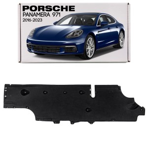 PORSCHE PANAMERA II 971 2016-2023 MATERIAŁOWA OSŁONA PODWOZIA LEWA 971825521C