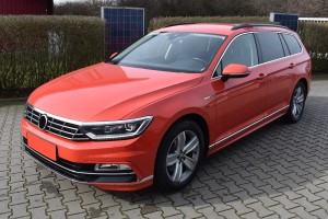 VW PASSAT B8 3G R-LINE HIGHLINE 2015-2019 PRZED FACELIFTINGIEM CHROMOWANA LISTWA PRZEDNIEGO ZDERZAKA LEWA 3G08532532ZZ