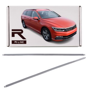 VW PASSAT B8 3G R-LINE HIGHLINE 2015-2019 PRZED FACELIFTINGIEM CHROMOWANA LISTWA PRZEDNIEGO ZDERZAKA ŚRODKOWA 3G08538352ZZ