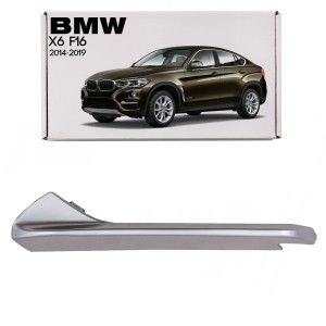 BMW X6 F16 2014-2019 DEKORACYJNA LISTWA LEWEJ KRATKI ZDERZAKA 51117343259