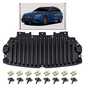 MERCEDES C-CLASS S206 AMG 2021+ OSŁONA PŁYTA POD PRZEDNI ZDERZAK Z KOMPLETEM ŚRUB A2065204900