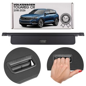 VOLKSWAGEN TOUAREG III CR 2018-2026 ROLETA BAGAŻNIKA CZARNA 760867871C