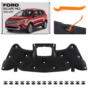 FORD ESCAPE MK3 III 2016-2019 PO FACELIFTINGU WYGŁUSZENIE MASKI GV44S16746AC + SPINKI