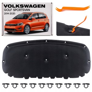 VOLSKWAGEN GOLF SPORTSVAN 2014-2020 WYGŁUSZENIE MASKI KOMPLET ZE SPINKAMI 510863831