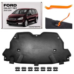 FORD GALAXY MK2 II 2006-2014 WYGŁUSZENIE MASKI KOMPLET ZE SPINKAMI AM21U16746AA