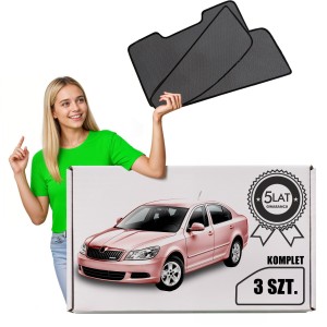 SKODA OCTAVIA II 1Z 2004 -2012 SEDAN ZASŁONKI PRZECIWSŁONECZNE