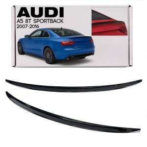 AUDI A5 8T 2007-2016 SPORTBACK SPOILER TYLNY CZARNY LAKIEROWANY PIANO BLACK