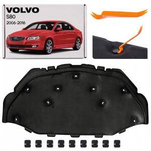 VOLVO S80 II 2006-2016  WYGŁUSZENIE MASKI Z KOMPLETEM SPINEK 31352181