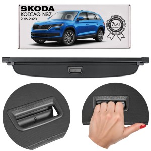 SKODA KODIAQ I NS7 2016-2023 ROLETA BAGAŻNIKA CZARNA 565867871B