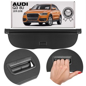 AUDI Q3 8U 2011-2018 ROLETA BAGAŻNIKA CZARNA 8U0863553B