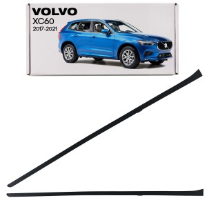 VOLVO XC60 II 2017-2021 PRZED FACELIFTINGIEM LISTWA PRZEDNIEGO ZDERZAKA CZARNA PRAWA 31407982