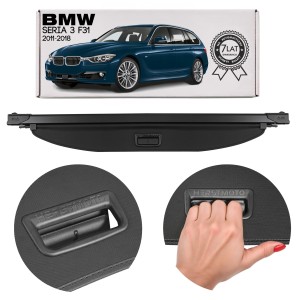 BMW SERIA 3 F31 KOMBI 2011-2018 ROLETA BAGAŻNIKA CZARNA 51477273665