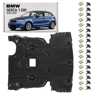 BMW SERIA 1 E81 2004-2011 OSŁONA SILNIKA PŁYTA POD PRZEDNI ZDERZAK Z KOMPLETEM ŚRUB 51757129318