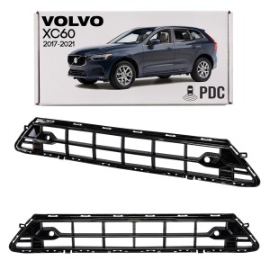 VOLVO XC60 II 2017-2021 PRZED FACELIFTINGIEM R-DESING KRATKA ŚRODKOWA PRZEDNIEGO ZDERZAKA  Z PDC 31449130