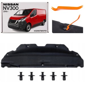 NISSAN NV300 2016+ WYGŁUSZENIE MASKI Z KOMPLETEM SPINEK 6735600Q1A