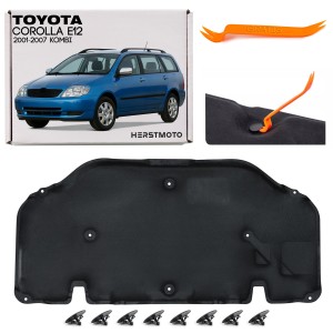 TOYOTA COROLLA IX E12 KOMBI 2001-2007 WYGŁUSZENIE MASKI 5334112140 5334112200