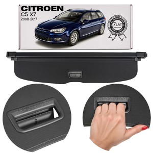 CITROEN C5 II X7 2008-2017 CROSSTOURER KOMBI ROLETA BAGAŻNIKA CZARNA 9682033177