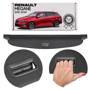 RENAULT MEGANE IV 2016-2024 KOMBI / GRANDTOUR / SPORT TOURER ROLETA BAGAŻNIKA CZARNA 9919008475