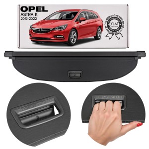 OPEL ASTRA K 2015-2022 KOMBI SPORTS TOURER ROLETA BAGAŻNIKA CZARNA 39080257