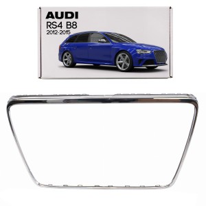 AUDI RS4 B8 2012-2015 RAMKA GRILLA CHROMOWANA 8E0853651