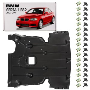 BMW SERIA 1 E82 2007-2011 OSŁONA SILNIKA PŁYTA POD PRZEDNI ZDERZAK Z KOMPLETEM ŚRUB 51757129318