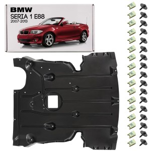 BMW SERIA 1 E88 2007-2013 OSŁONA SILNIKA PŁYTA POD PRZEDNI ZDERZAK  Z KOMPLETEM ŚRUB 51757129318