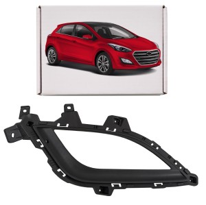 HYUNDAI i30 II GD 2011-2017 RAMKA HALOGENU KRATKA ZDERZAKA CZARNA PRAWA 86564A5030