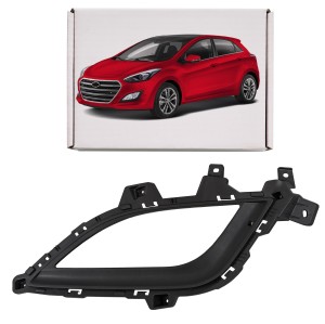 HYUNDAI i30 II GD 2011-2017 RAMKA HALOGENU KRATKA ZDERZAKA CZARNA LEWA 86563A6030