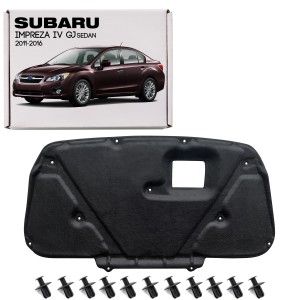 SUBARU IMPREZA IV GJ 2011-2016 SEDAN WYGŁUSZENIE MASKI Z KOMPLETEM SPINEK 90815FJ012