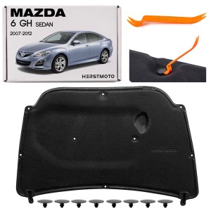 MAZDA 6 II GH SEDAN 2007-2012 WYGŁUSZENIE MASKI Z KOMPLETEM SPINEK GS1D56681A
